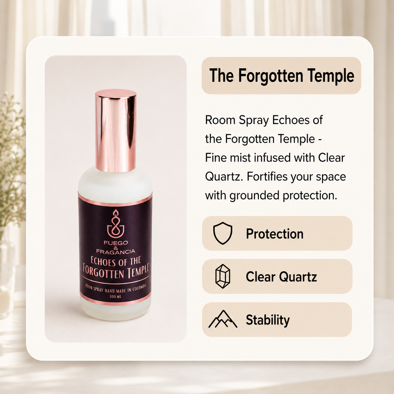 Room Spray Echoes of the Forgotten Temple