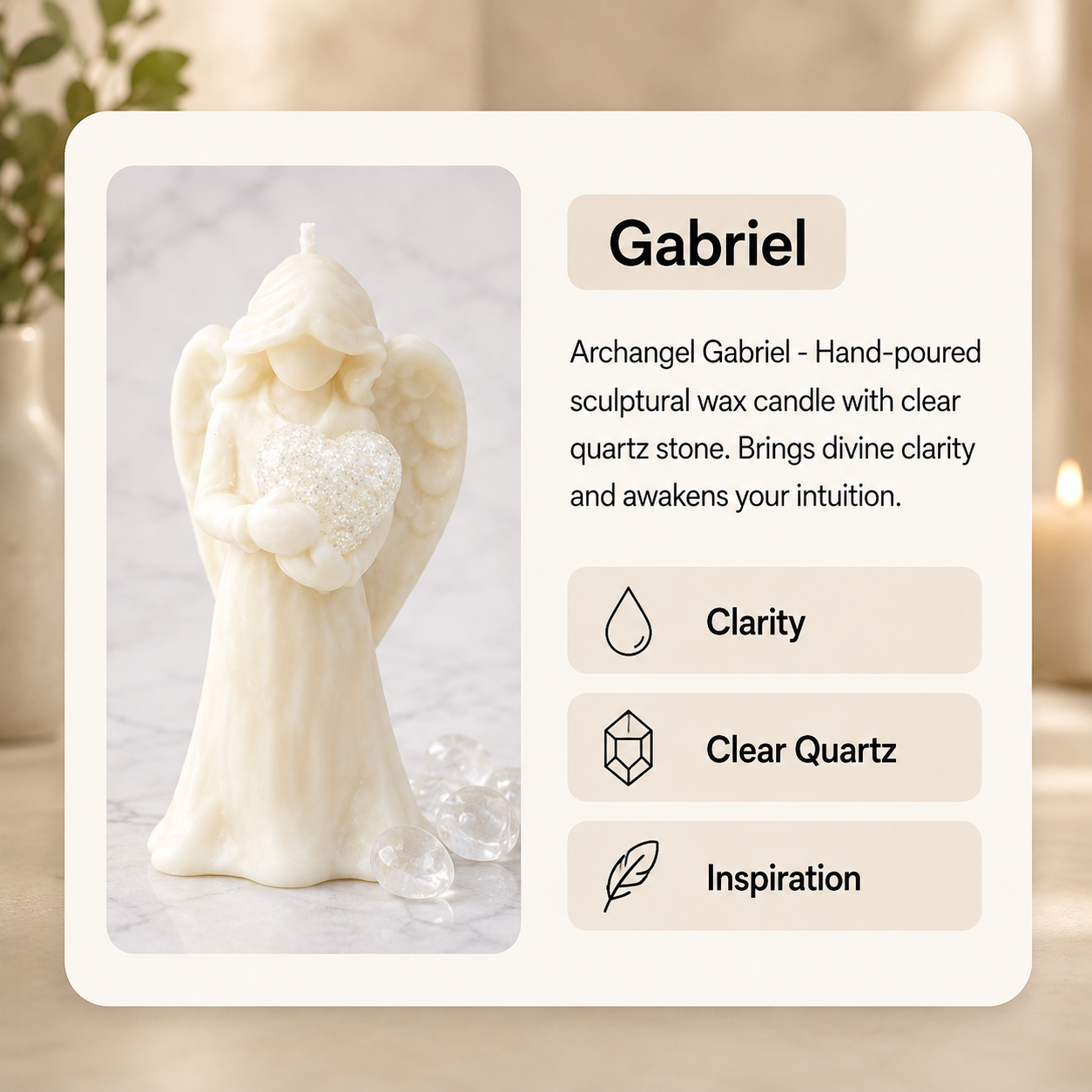 Archangel Gabriel Candle