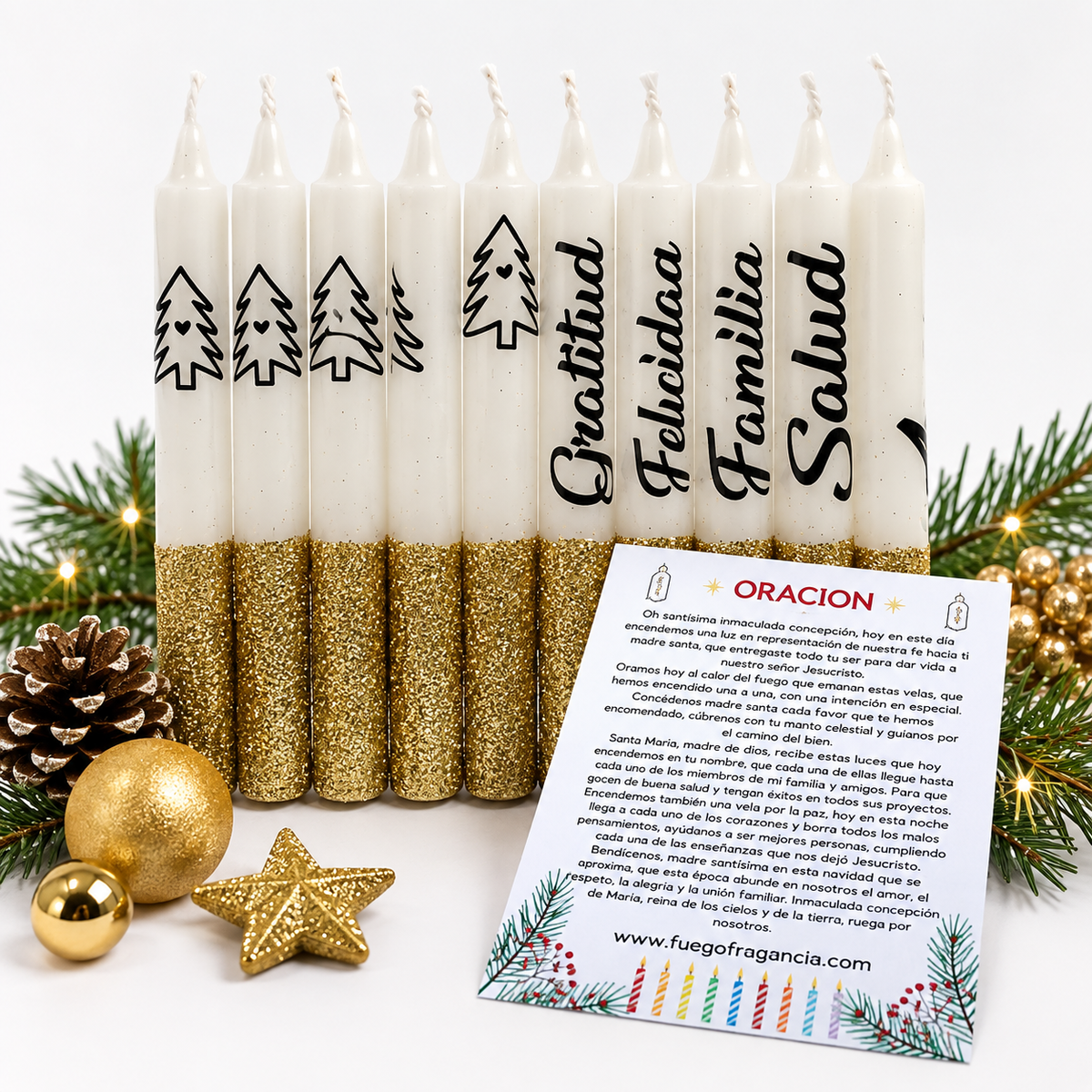 Set de Velas · Día de las Velitas