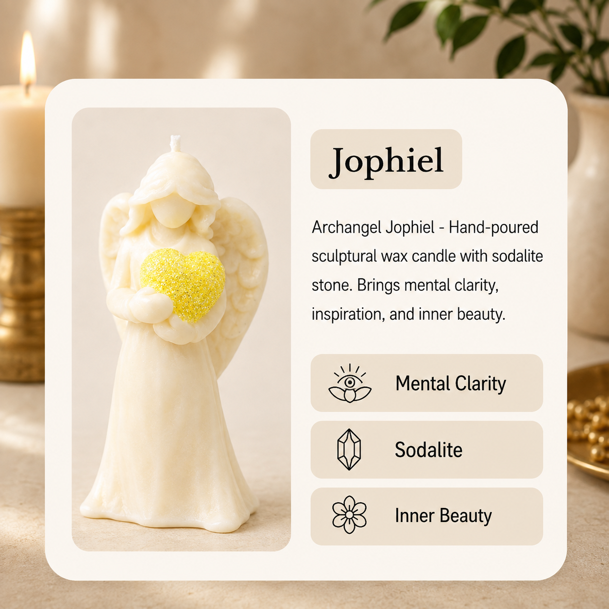 Archangel Jophiel Candle