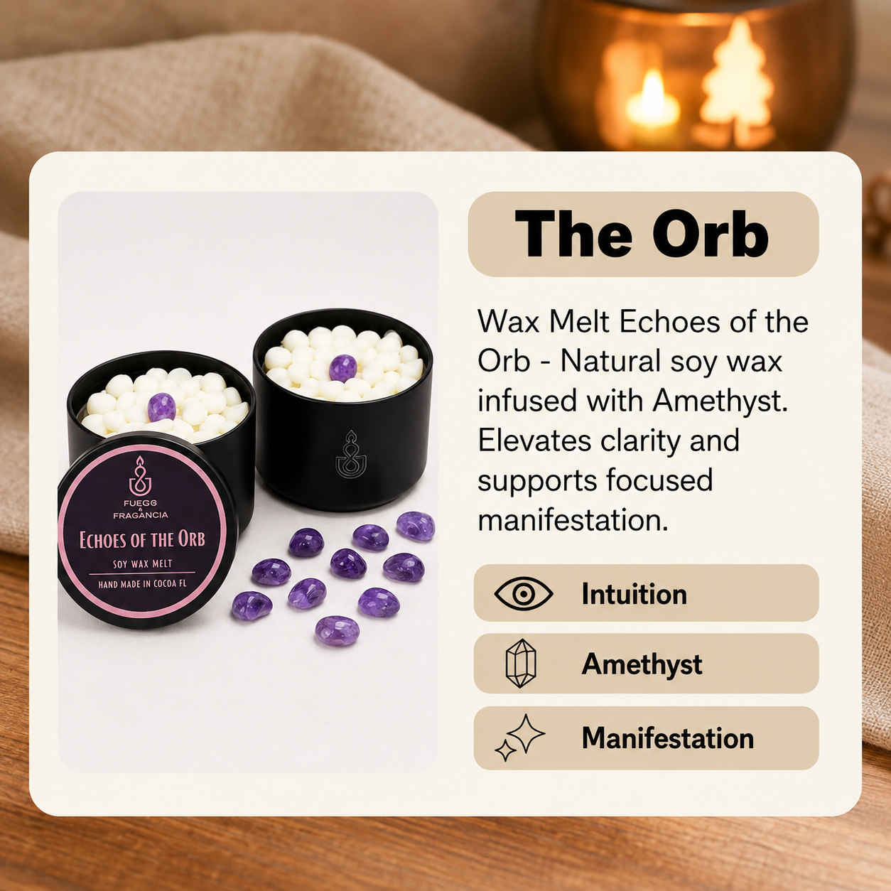 Wax Melt Echoes of the Orb