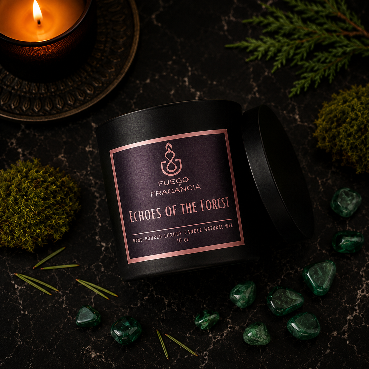Candle Echoes of the Forest