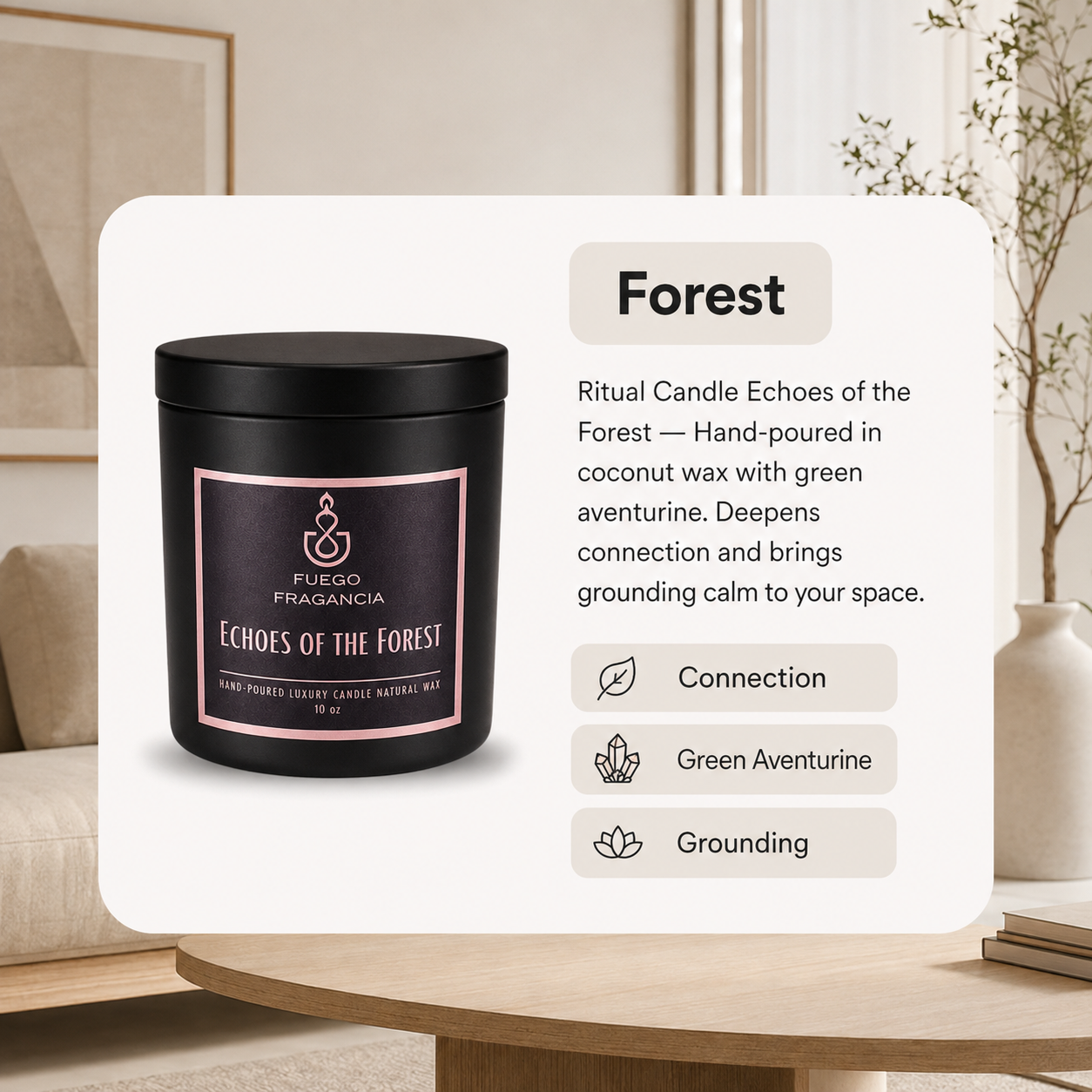 Candle Echoes of the Forest