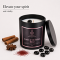 Candle Echoes of the Saffron Breeze