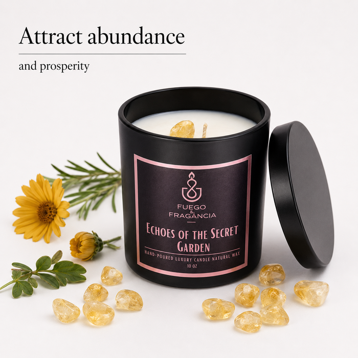 Candle Echoes of the Secret Garden