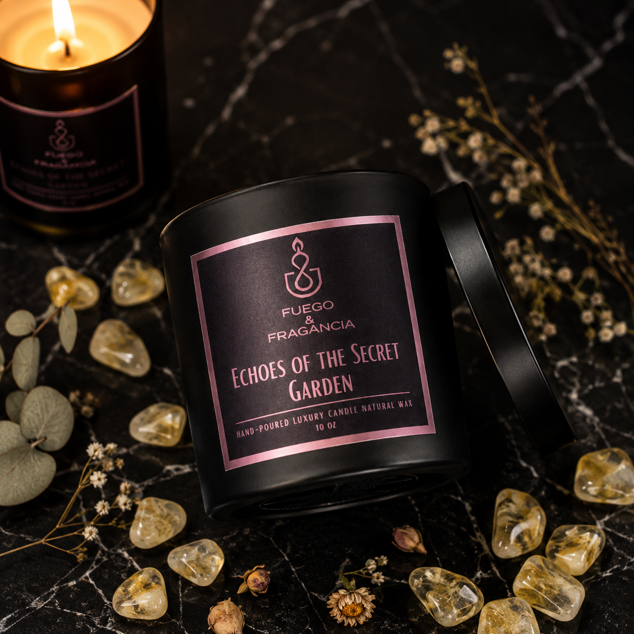 Candle Echoes of the Secret Garden