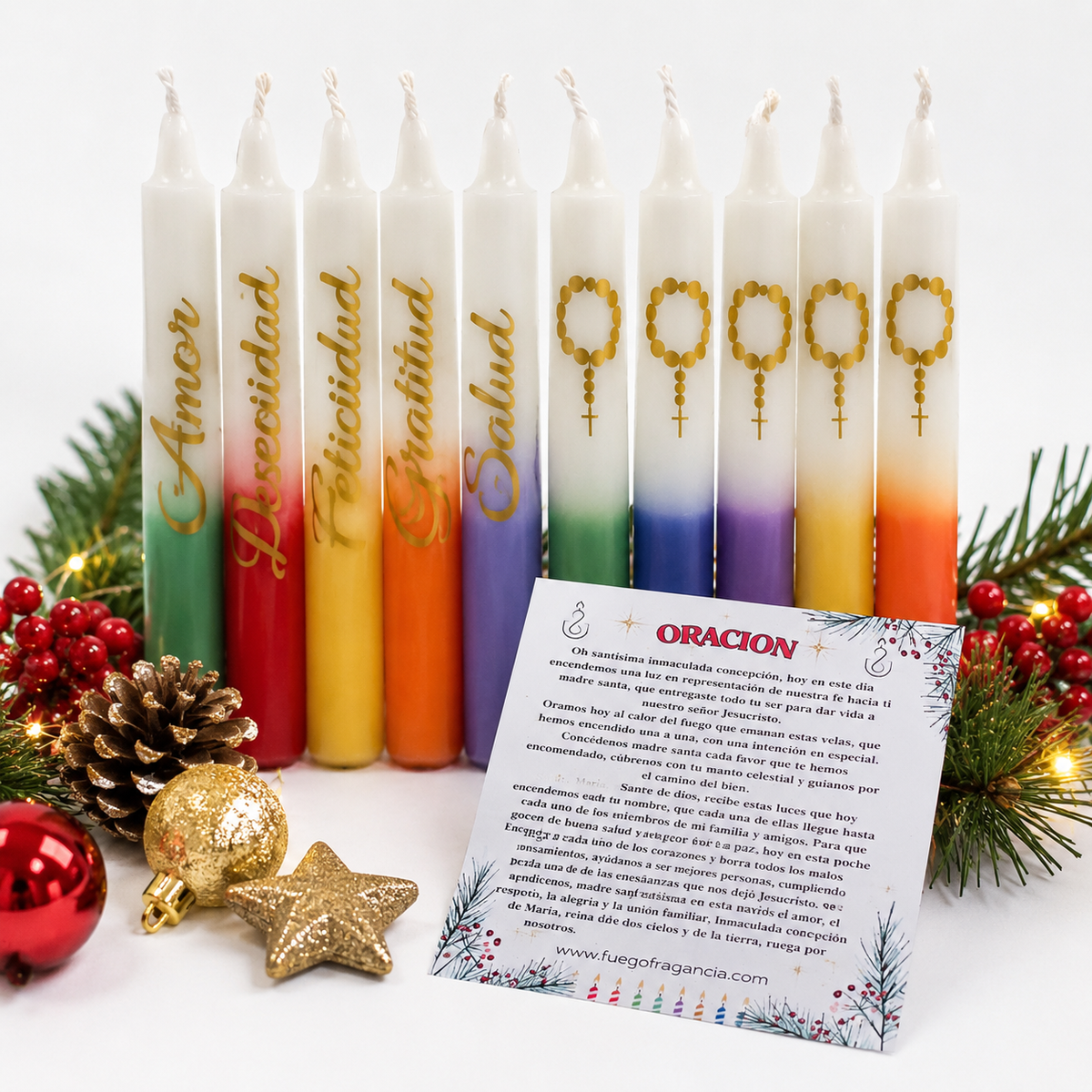 Set de Velas · Día de las Velitas