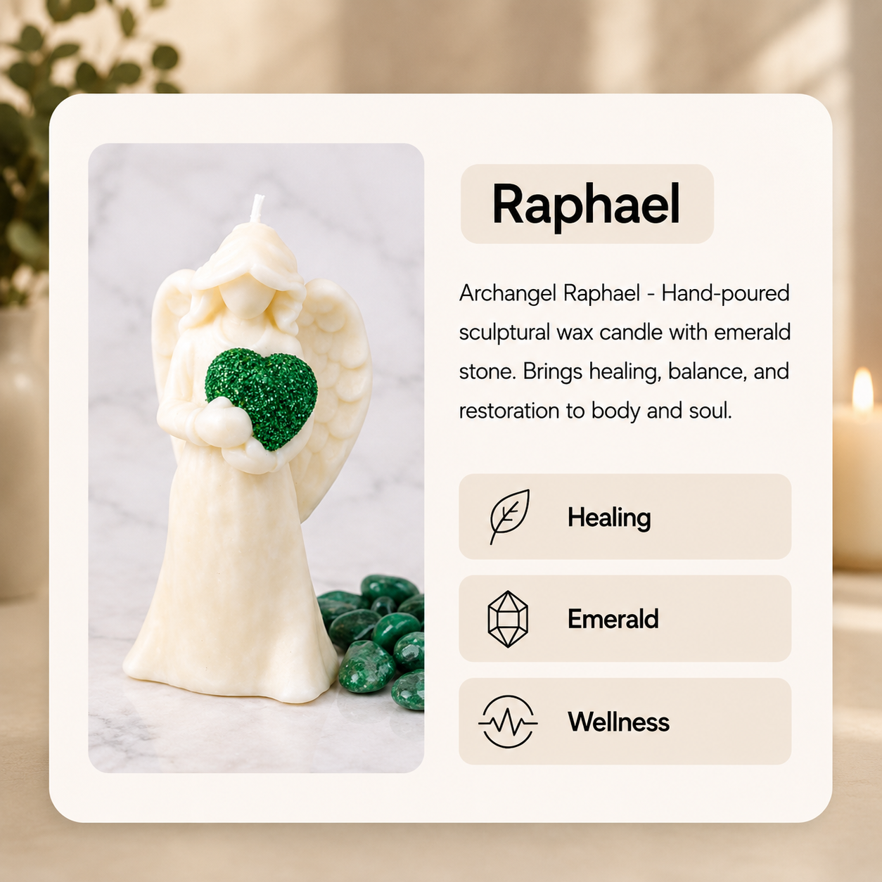 Archangel Raphael Candle