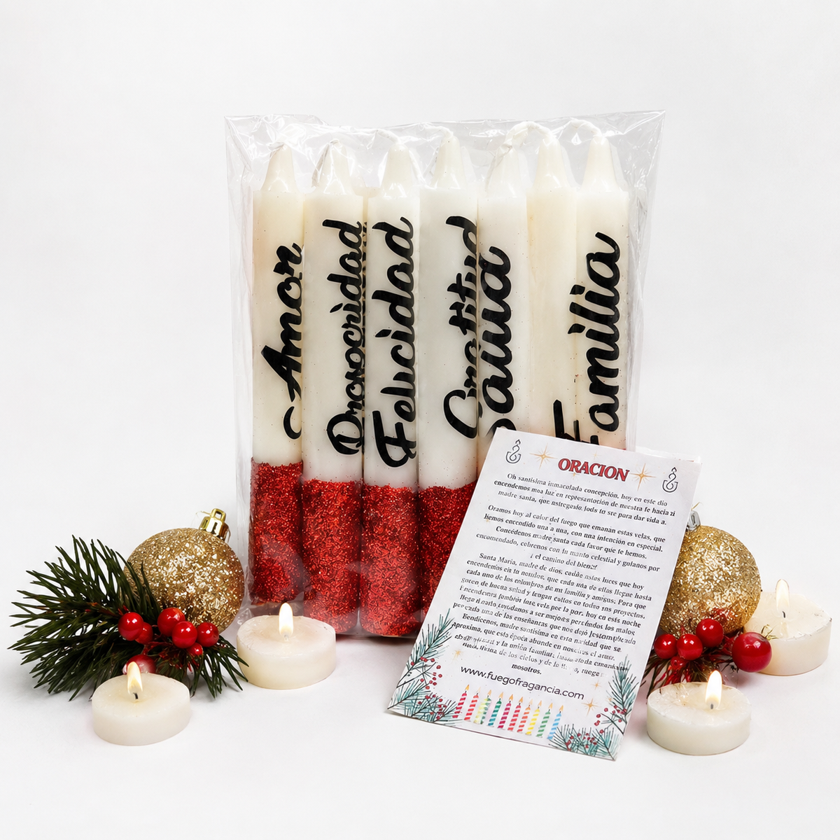 Set de Velas · Día de las Velitas