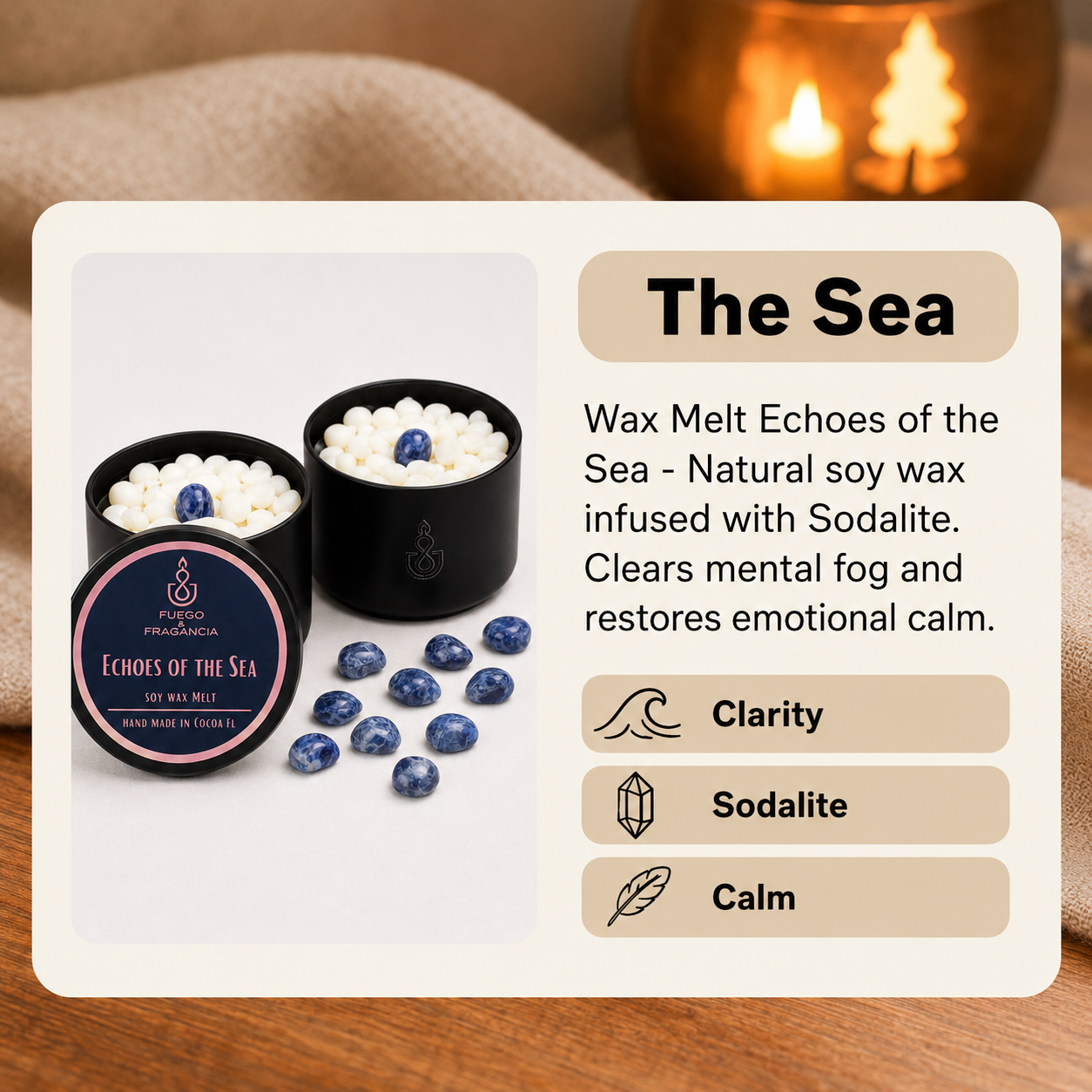 Wax Melt Echoes of the Sea