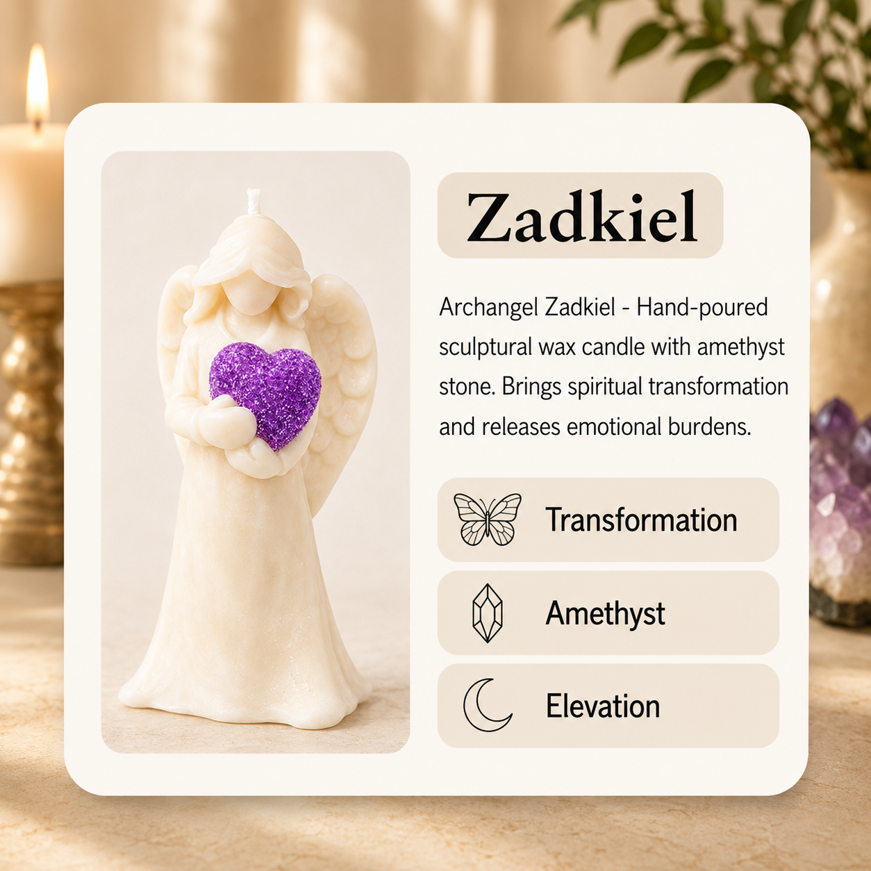 Archangel Zadkiel Candle
